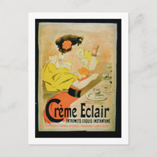 Carte Postale Affiche publicitaire 'Creme Eclair Instant Dessert