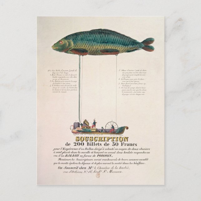 Carte Postale Affiche publicitaire de l'abonnement (Devant)