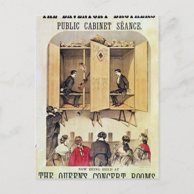 Carte Postale Affiche publicitaire d'une performance psychique (Devant)