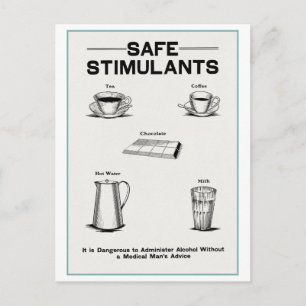 Carte Postale Affiche "Stimulants sécuritaires" sur la températu