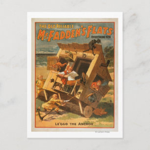 Carte Postale Affiche théâtrale de McFadden's Flats