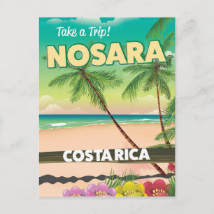 Carte Postale Affiche touristique Nosara Costa Rican