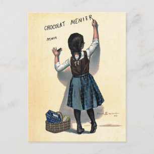 Carte Postale Affiche vintage Chocolat Menier française Art Boui