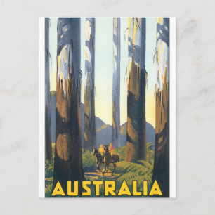 Carte Postale Affiche Vintage voyage Australie