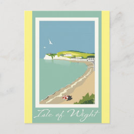 Carte Postale Affiche Vintage voyage de l'île de Wight