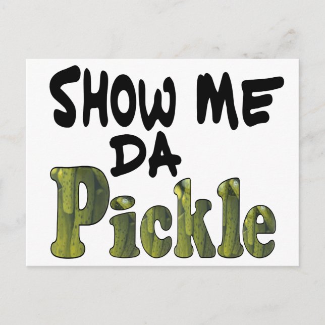 Carte Postale Afficher Da Pickle (Devant)