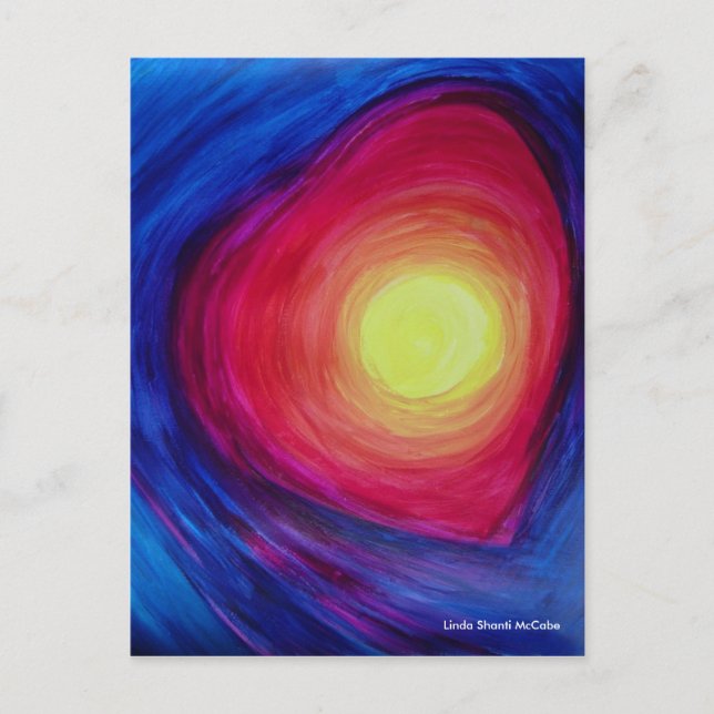 Carte Postale affirmation d'abondance (Devant)