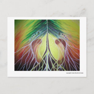 Carte Postale Affirmation d'avoir raison là où vous devez être