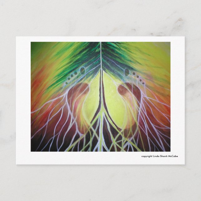 Carte Postale Affirmation d'avoir raison là où vous devez être (Devant)