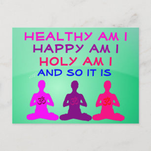 Carte postale Affirmation quotidienne