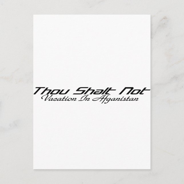 Carte Postale Afganistan Vacances (Devant)