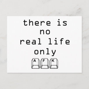 Carte Postale AFK uniquement