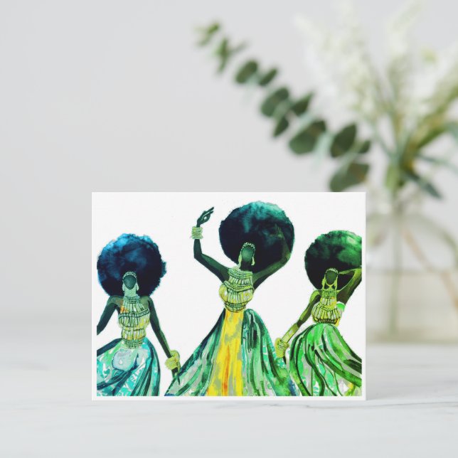 CARTE POSTALE AFRICAIN (Debout devant)