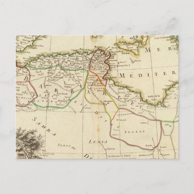 Carte Postale Afrique du Nord (Devant)