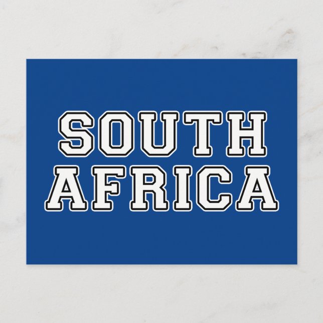 Carte Postale Afrique du Sud (Devant)