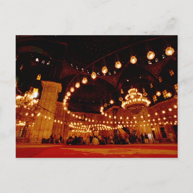 Carte Postale Afrique, Égypte, Le Caire, Mosquée de Muhammad Ali (Devant)