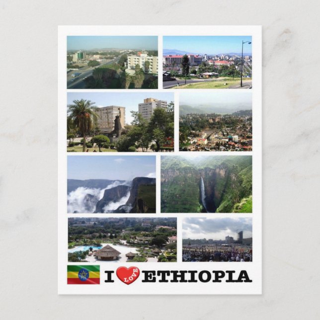 Carte Postale Afrique - Ethiopie - I Love - (Devant)