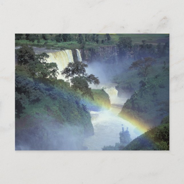 Carte Postale Afrique, Éthiopie, Nil Bleu, Cataracte. (Devant)