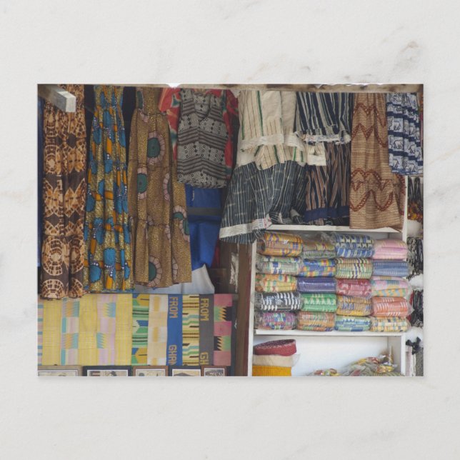 Carte Postale Afrique, Ghana, Accra. Accra Textile & Artisanat (Devant)