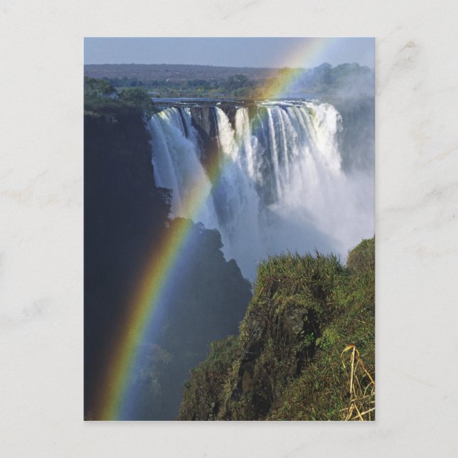 Carte Postale Afrique, Zimbabwe, Chutes Victoria (Devant)