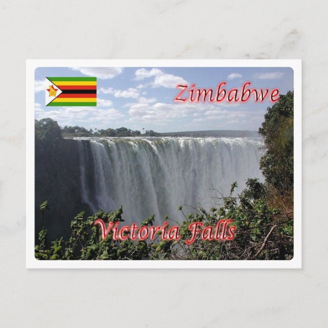 Carte Postale Afrique - Zimbabwe - Chutes Victoria (Devant)