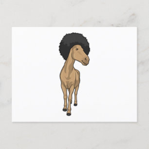 Carte Postale Afro chevalin