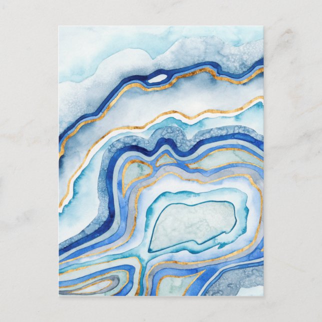 Carte Postale Agate de cobalt II (Devant)