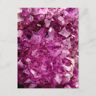 Carte Postale Agate Purple Crystal