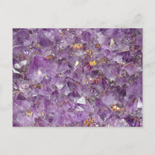 Carte Postale Agate Purple Crystal