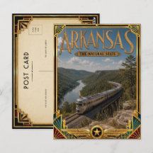 Âge d'or Art déco vintage de l'Arkansas
