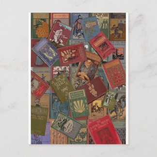Carte Postale Age d'or des livres