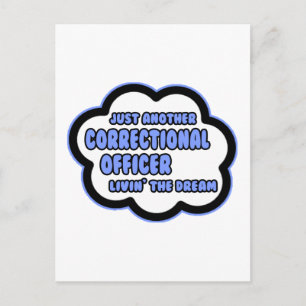 Carte Postale Agent correctionnel .. Vivre le rêve