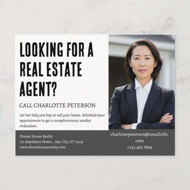 Carte Postale Agent immobilier Introduction Marketing Agricultur (Devant)