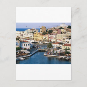 Carte Postale Agios Nikolaos Crète, Grèce