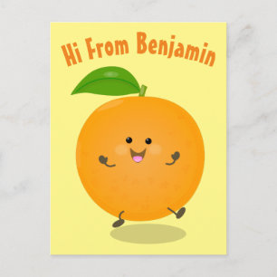 Carte Postale Agréable agrumes d'orange