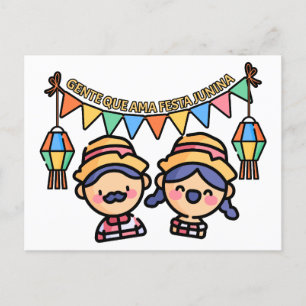 Carte Postale Agriculteurs Festa Junina