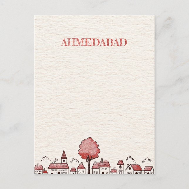 Carte postale Ahmedabad India Travel (Devant)