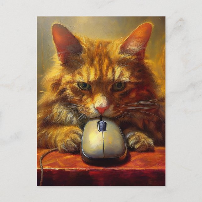 Carte Postale AI Cat (Devant)