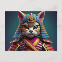 Carte Postale AI Yarn Cat