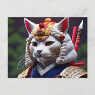 Carte Postale AI Yarn Cat