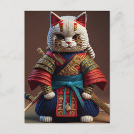 Carte Postale AI Yarn Cat