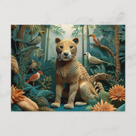 Carte Postale AI Yarn Jungle