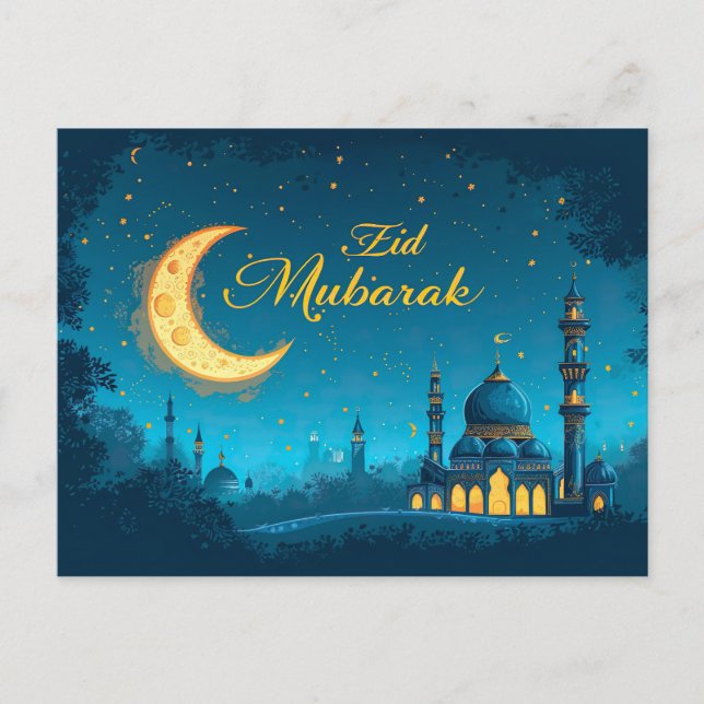 Carte postale Aïd Moubarak (Devant)