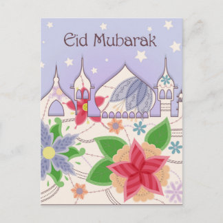 Carte postale Aïd Moubarak vintage
