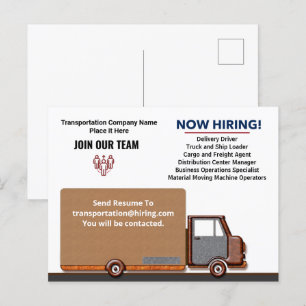 Carte Postale Aider à Recherché maintenant Embaucher des travaux