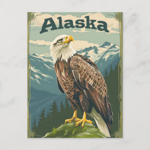 Carte Postale Aigle à tête blanche de l'Alaska