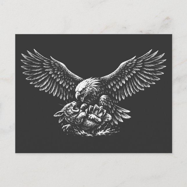 Carte Postale Aigle de Cendres par BurnsInHell (Devant)