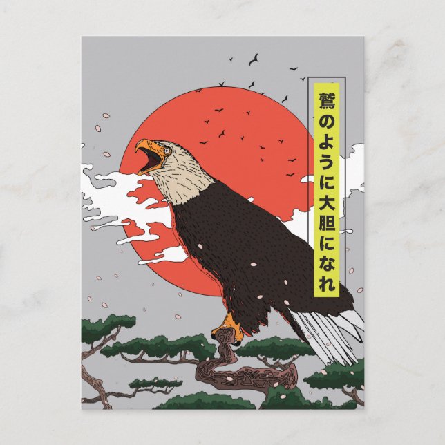 Carte Postale Aigle d'or du manga (Devant)
