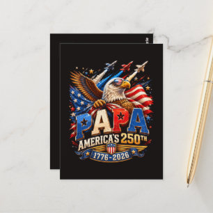 Carte Postale Aigle patriotique Jets America 250e