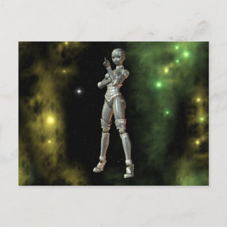 Carte Postale aikobot & étoiles